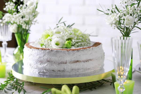 Delicioso bolo de casamento — Fotografia de Stock