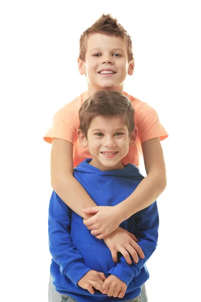 Cute little brothers — Stock Photo, Image