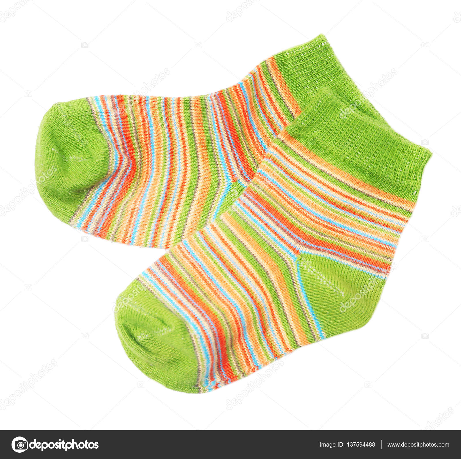 striped baby socks