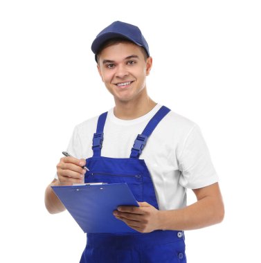 Genç yakışıklı tesisatçı