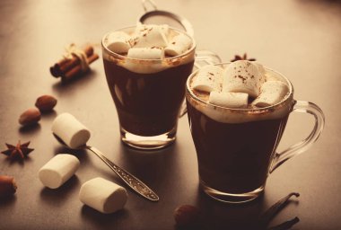 sıcak kakao bir fincan 