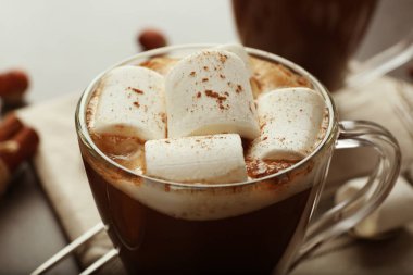 sıcak kakao bir fincan 