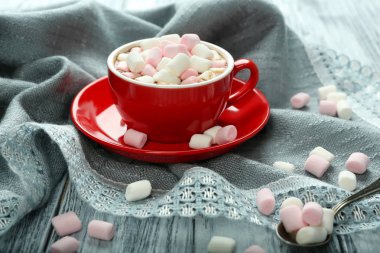 sıcak kakao bir fincan 