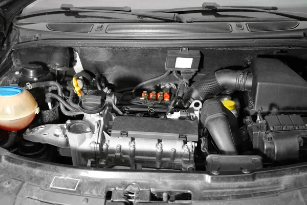 Primer plano del motor del coche —  Fotos de Stock