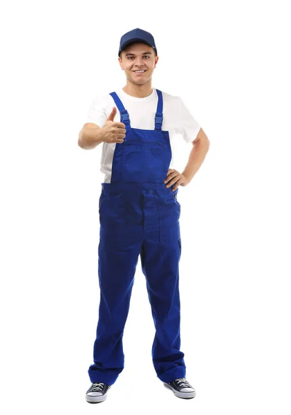 Young handsome plumber — Stock Photo, Image