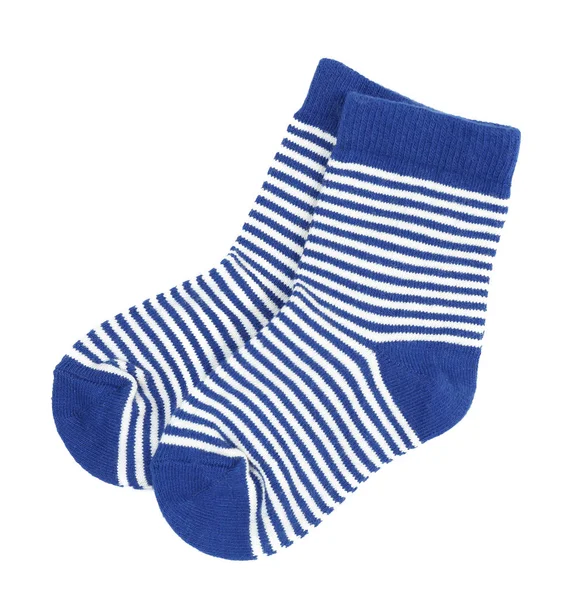 Striped baby socks — Stock Photo, Image