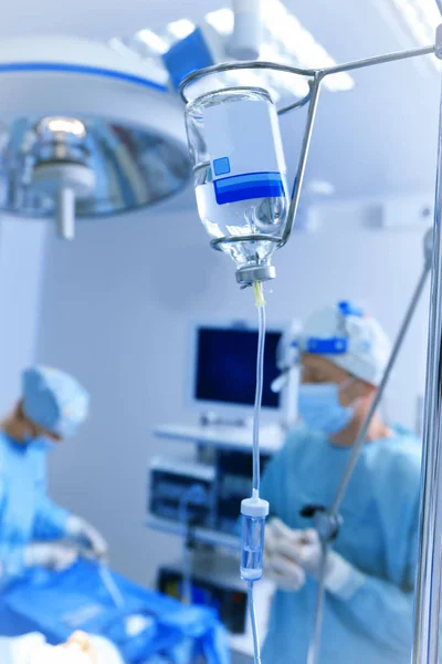 Infusion drip in hospital — Stock Photo, Image