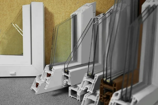 Set of window profile samples — Stock Image Set of window profile samples Royalty Free Stock Images