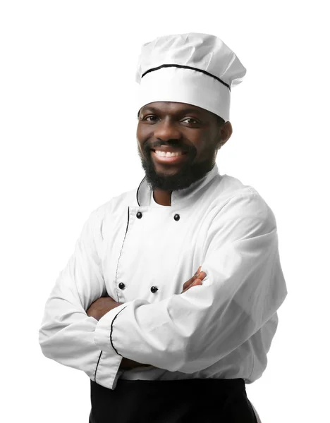 Шеф-кухар афро-американський — стокове фото