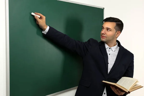 Handsome young teacher — Stock Photo, Image