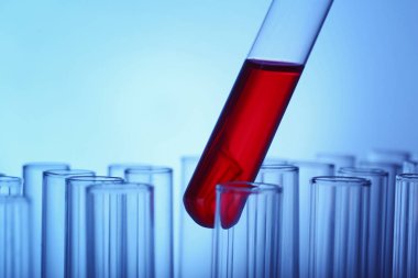 Test tube with sample 