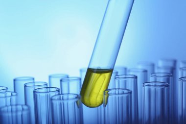 Test tube with sample 