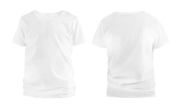 T-shirt op witte achtergrond — Stockfoto