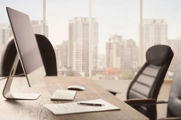 Modern office interior a — Stock Photo, Image