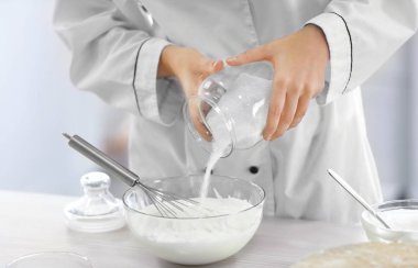 Profesyonel pudra lezzetli tatlı yapma