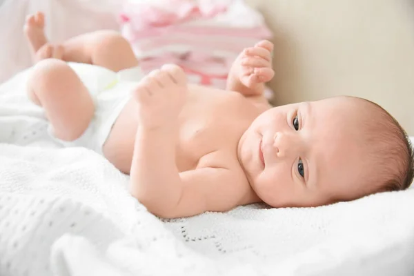 Novorozená holčička — Stock fotografie