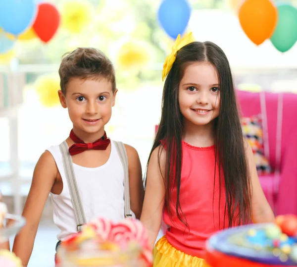 Festa Compleanno Divertente Bambini Camera Decorata — Foto Stock