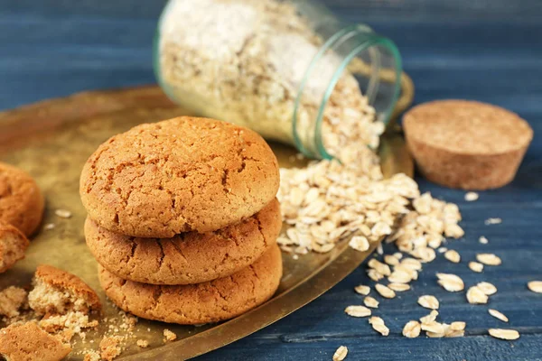 Diet cookies with oatmeal — Stock Photo, Image