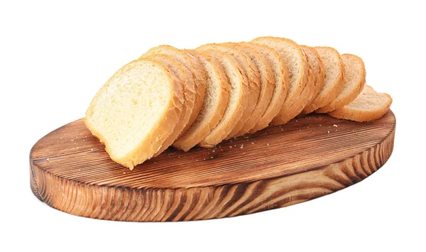 Frisches Brot in Scheiben geschnitten — Stockfoto