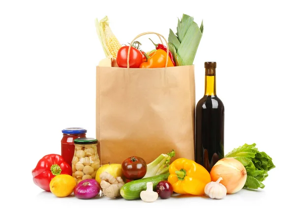 Taze sebze ve gıda ürünleri — Stok fotoğraf