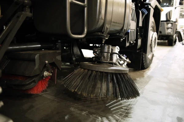 Municipal car for cleaning roads — Stock Photo, Image