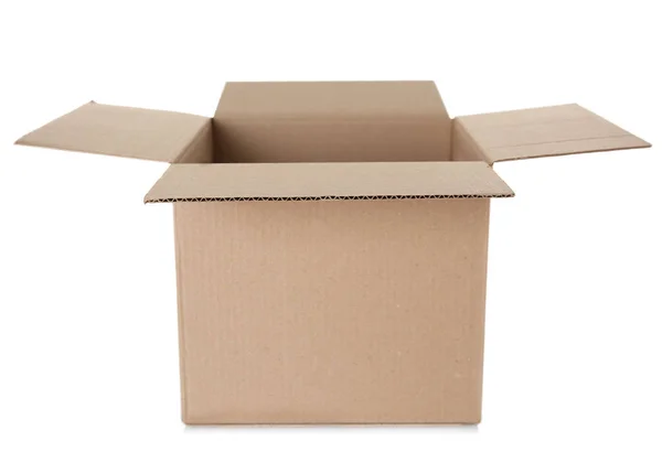 Open cardboard box — Stock Photo, Image