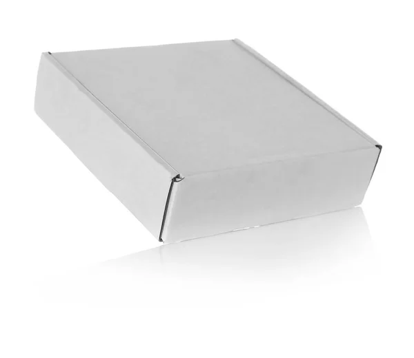 White Cardboard box — Stock Photo, Image