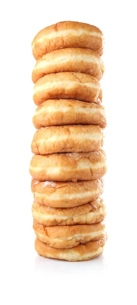 Pilha de saborosos donuts — Fotografia de Stock