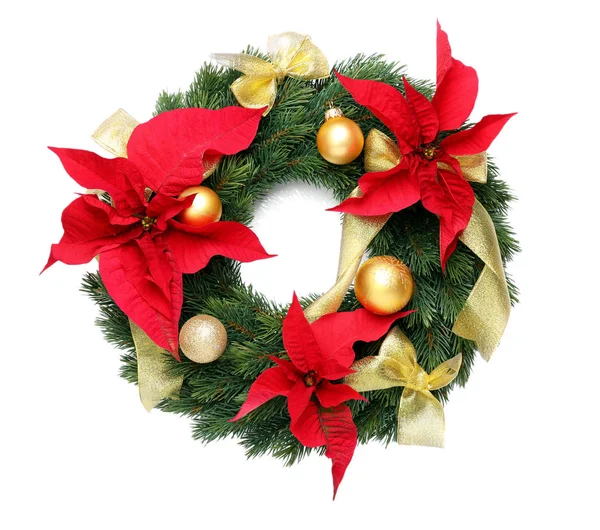 Beautiful Christmas wreath — Stock Photo, Image