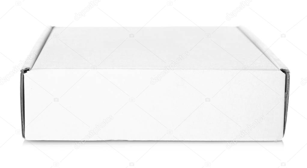 white Cardboard box 
