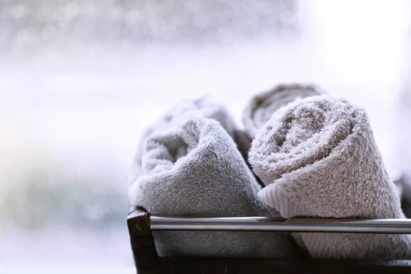Stapel schone handdoeken — Stockfoto
