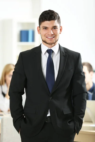 Businessman Working Conference Room — Stock Photo, Image