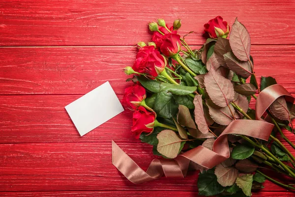 아름 다운 빨간 장미 — 스톡 사진