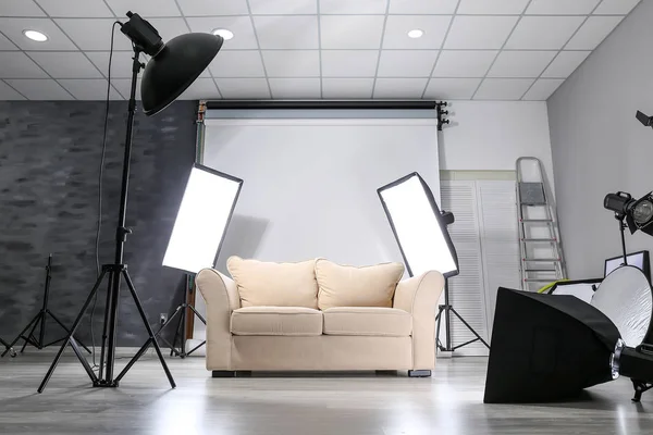 Studio photo avec intérieur moderne — Photo