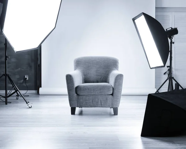 Fotostudio met modern interieur — Stockfoto