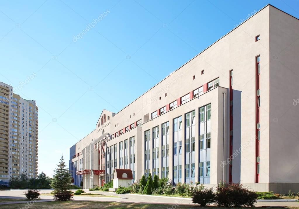 modern school building