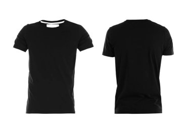 Ön ve arka sayısı t-shirt