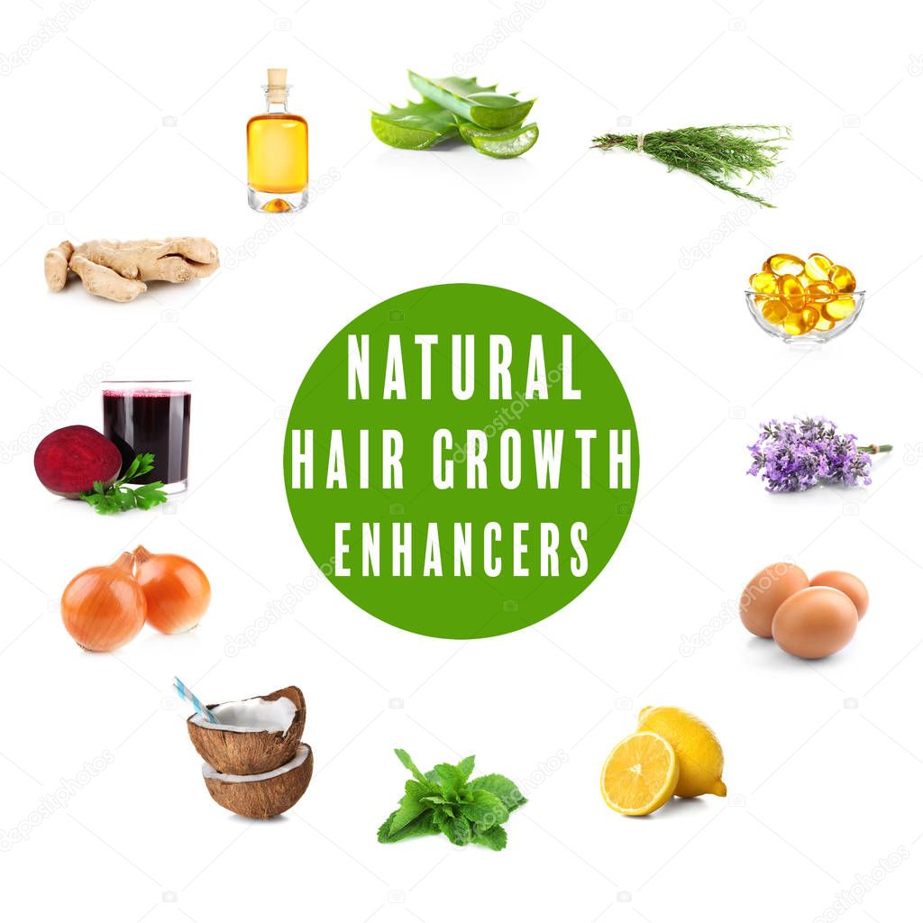 Natural hair growth enhancers