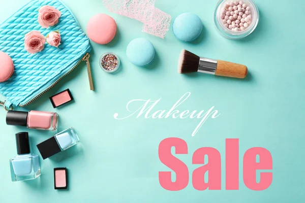 Maquillaje y belleza concepto de venta —  Fotos de Stock