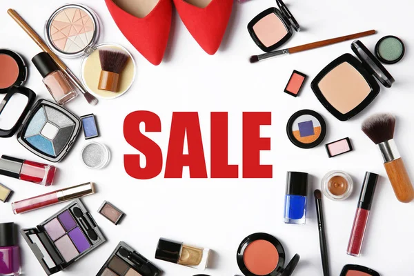 Make-up und Beauty Sale Konzept — Stockfoto