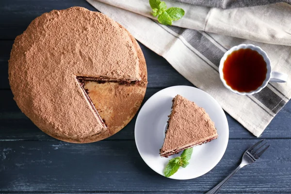 Lezzetli çikolatalı pasta 