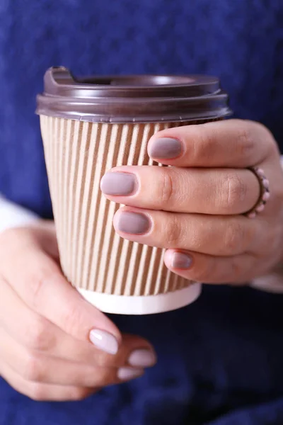 Hands with beautiful manicure — Stock Photo, Image