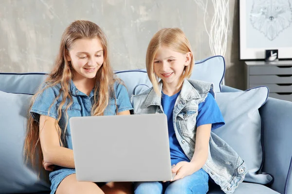 Two cute girls — Stock Photo, Image