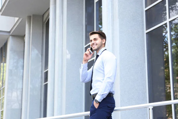 Young businessman in office — Stock Photo, Image