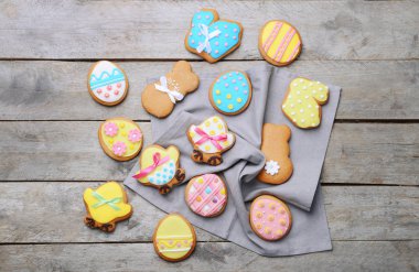 Dekoratif gingerbread Paskalya çerezleri