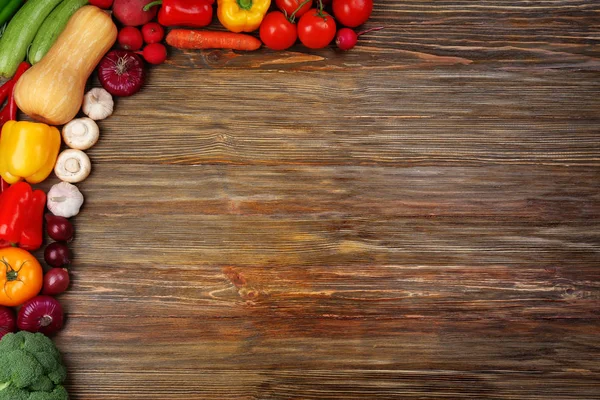 Fresh vegetables frame — Stock Photo, Image