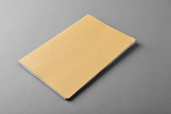Caderno bege em branco — Fotografia de Stock