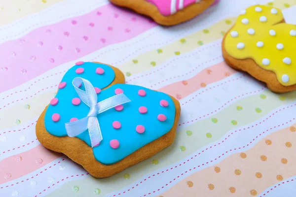 Detailní záběr na lahodné velikonoční sušenky — Stock fotografie