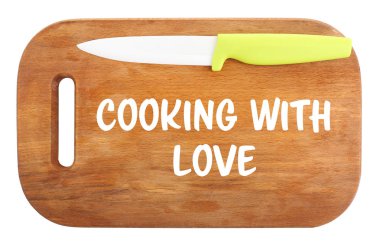 kesme tahtası ve bıçak