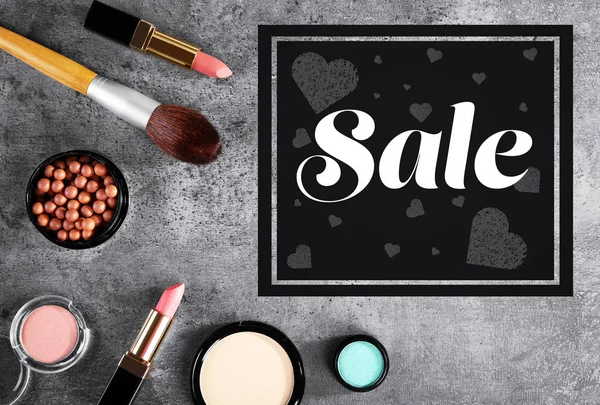 Makeup and beauty sale concept — Stock Photo, Image